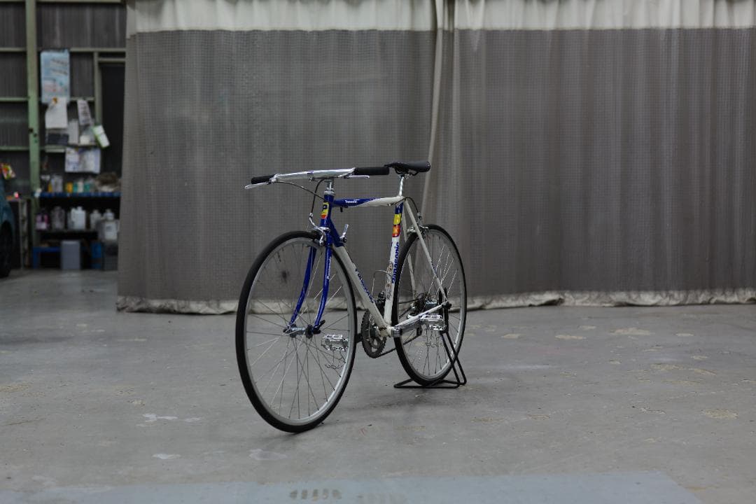 Panasonic クロモリ　フラットバーロードバイク　540mm