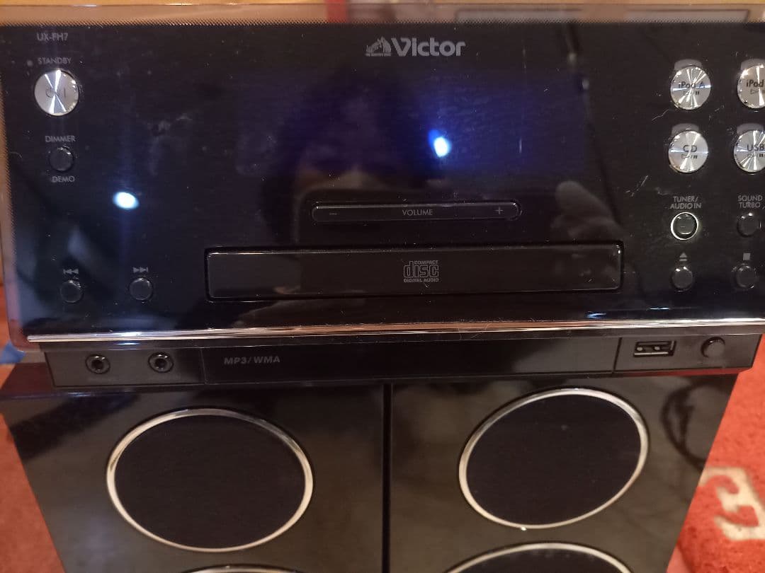 Victor ミニコンポ CDプレーヤー USBポート付き