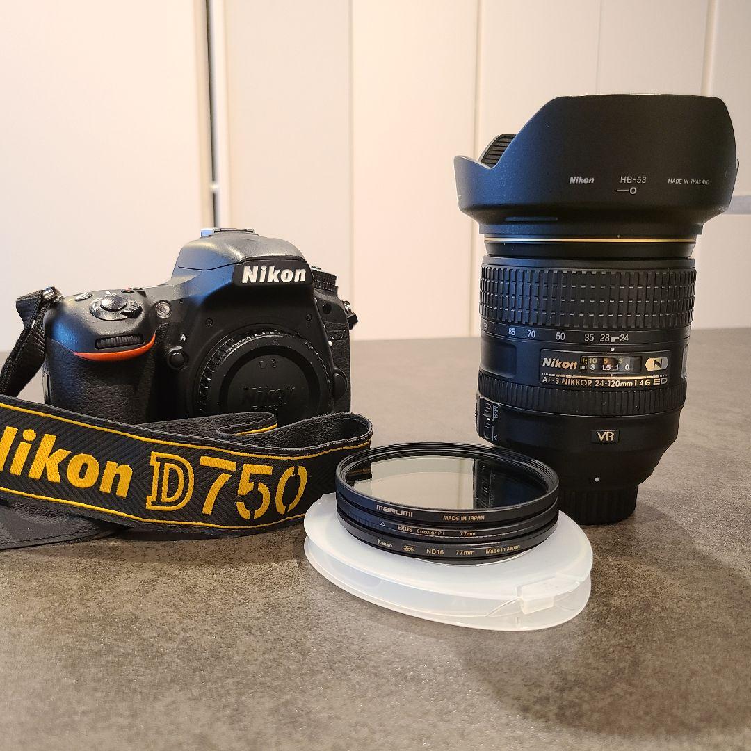 《良品》Nikon D750一眼レフ+24-120mmレンズキット