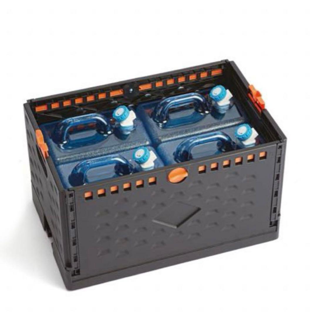 アウトドアや災害時の 給水に大活躍！折りたたみ式 ウォータータンクカート セット