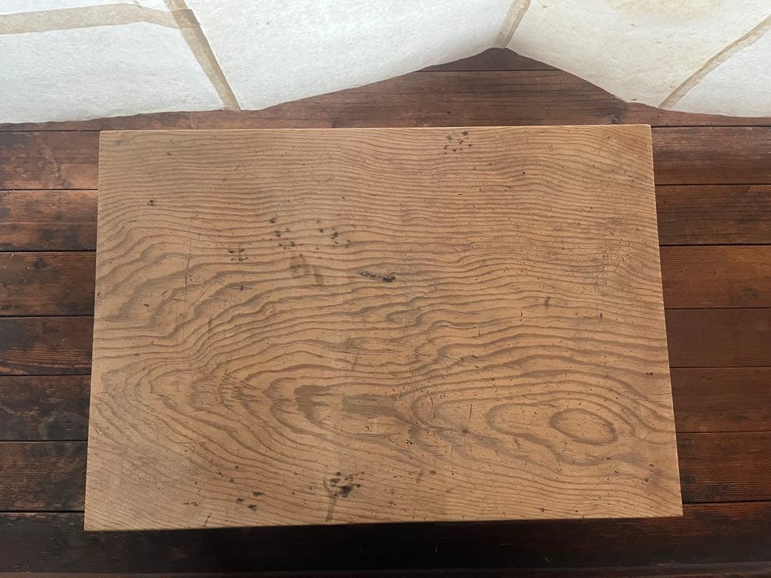 古道具猫足ローテーブル