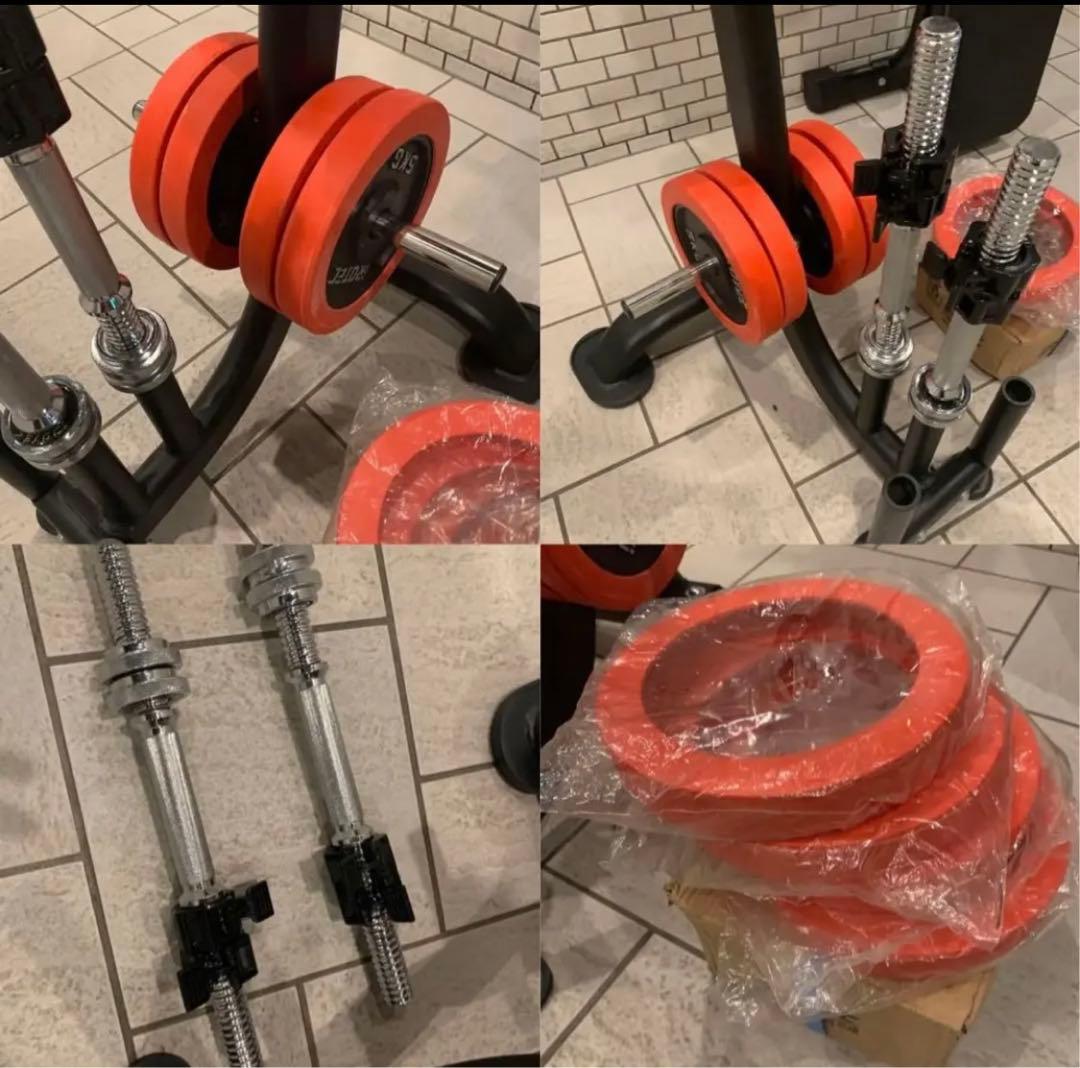 未使用配置品／マッスル筋トレ／豪華セット総重量110kg