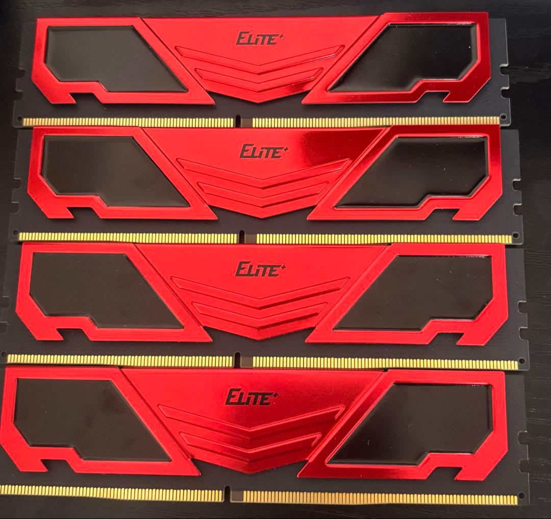 Team DDR4 3200MHz 32GB (8GBx4枚) pcメモリ