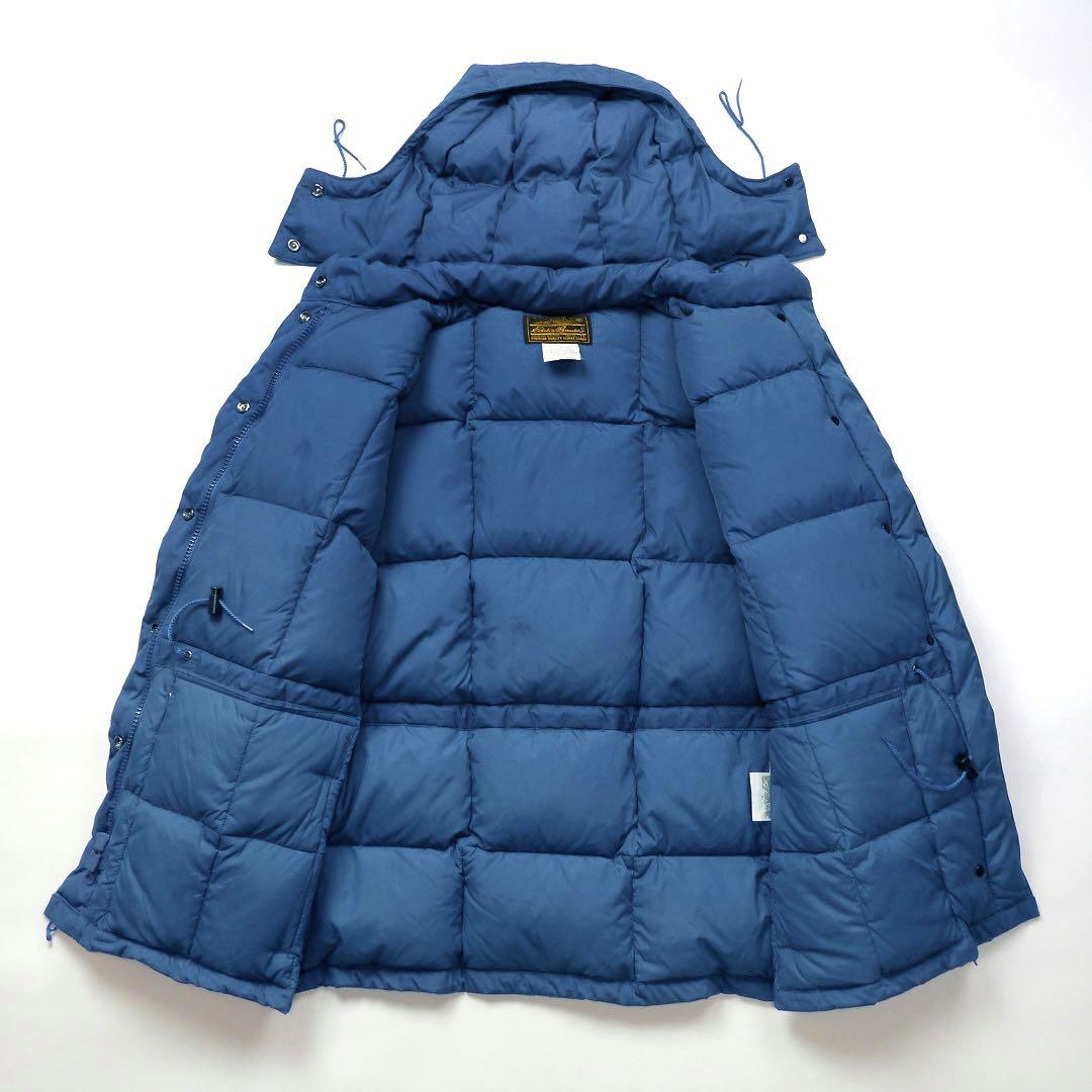 ミント ビンテージ エディーバウアー グースダウン ジャケット パーカー 黒タグ