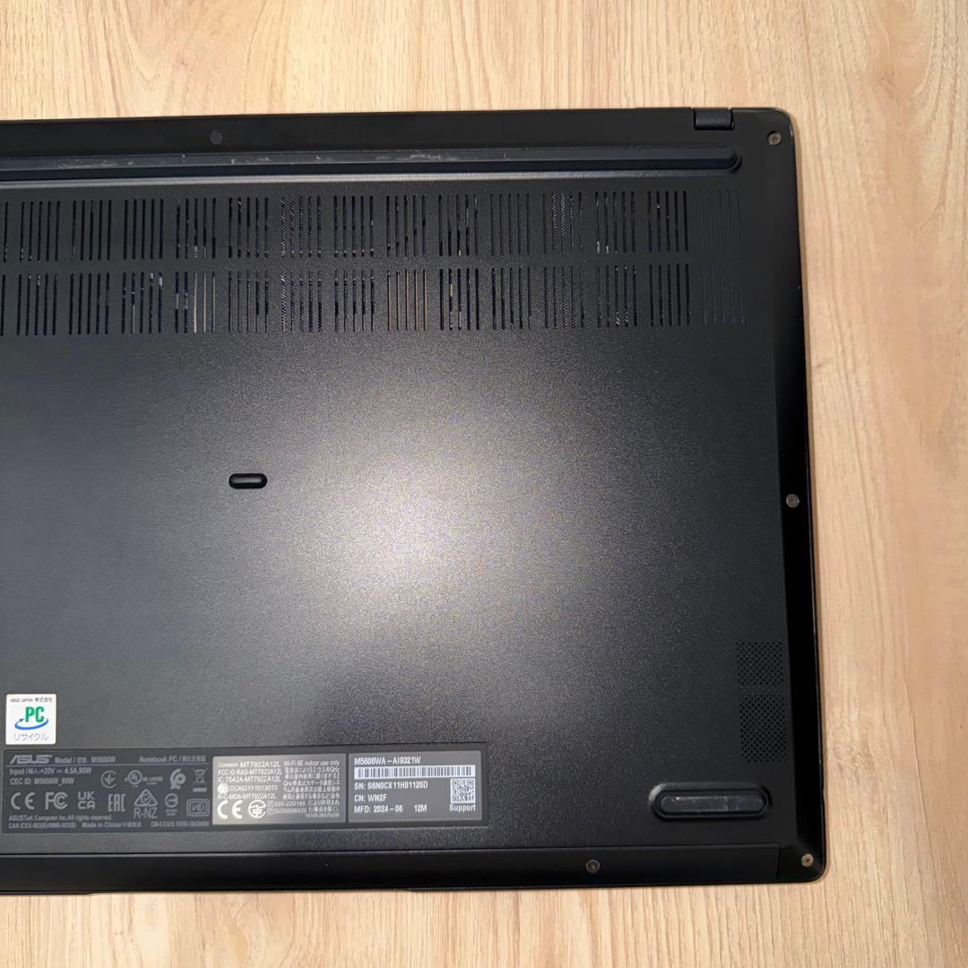 Windowsノート本体 Vivobook 16 M5606WA Ryzen AI 9 HX 370