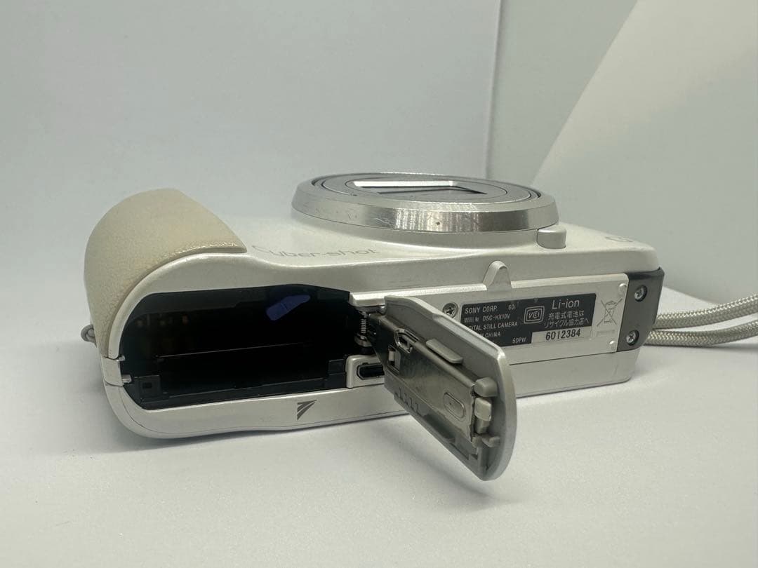 SONY DSC-HX10V シルバー ホワイト　動作品 バッテリー付