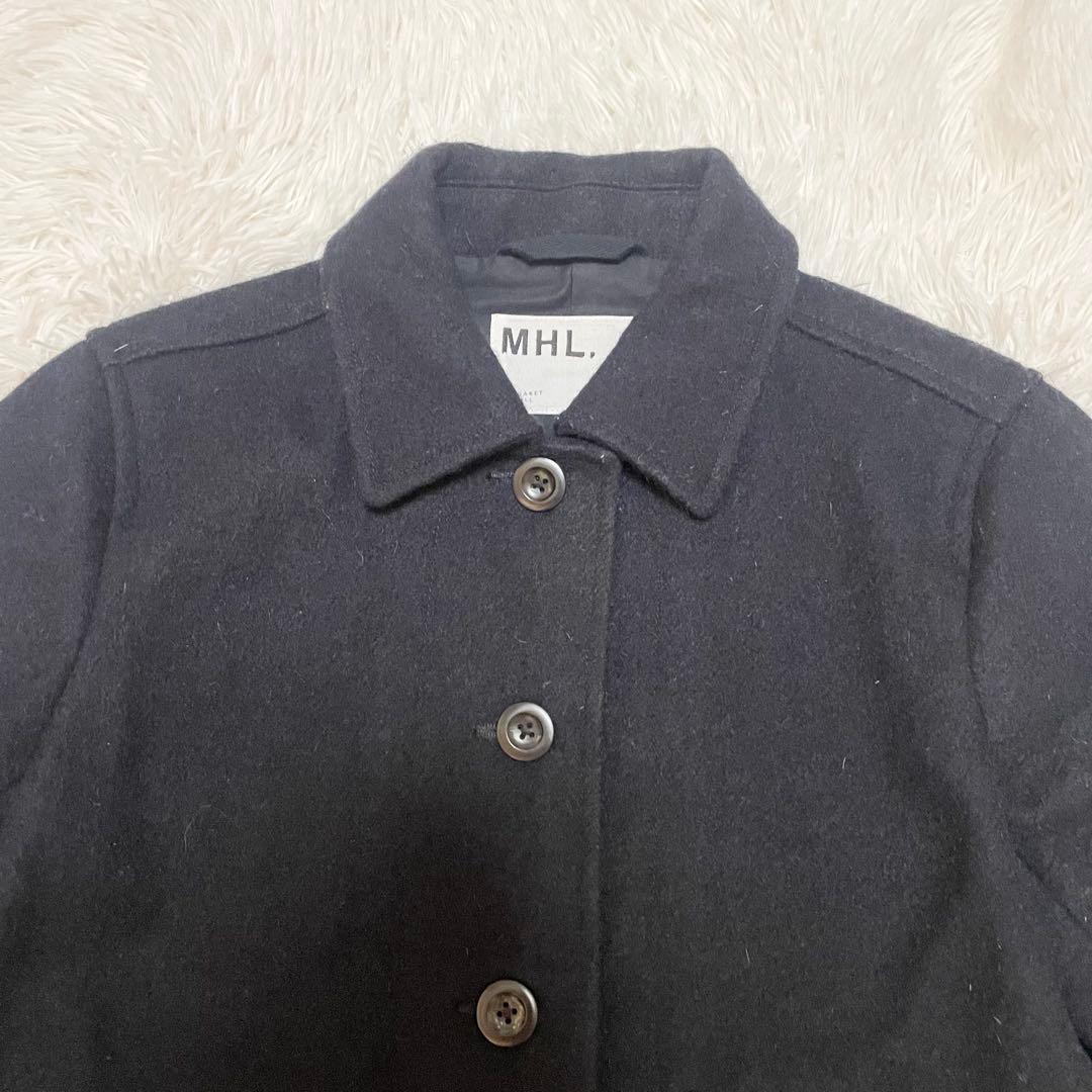 M.H.L ウールコート　ブラック
