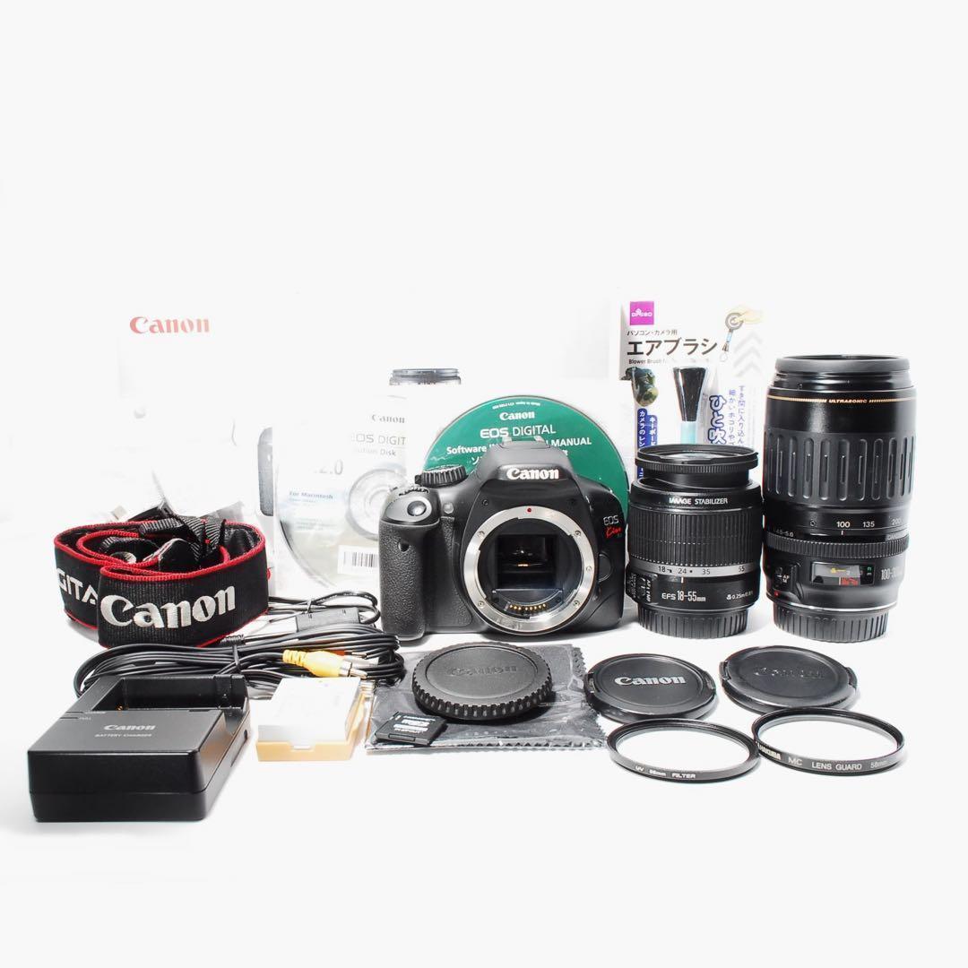 【Canon EOS Kiss X4✨軽量✨一眼レフカメラ　スマホ転送　入門機