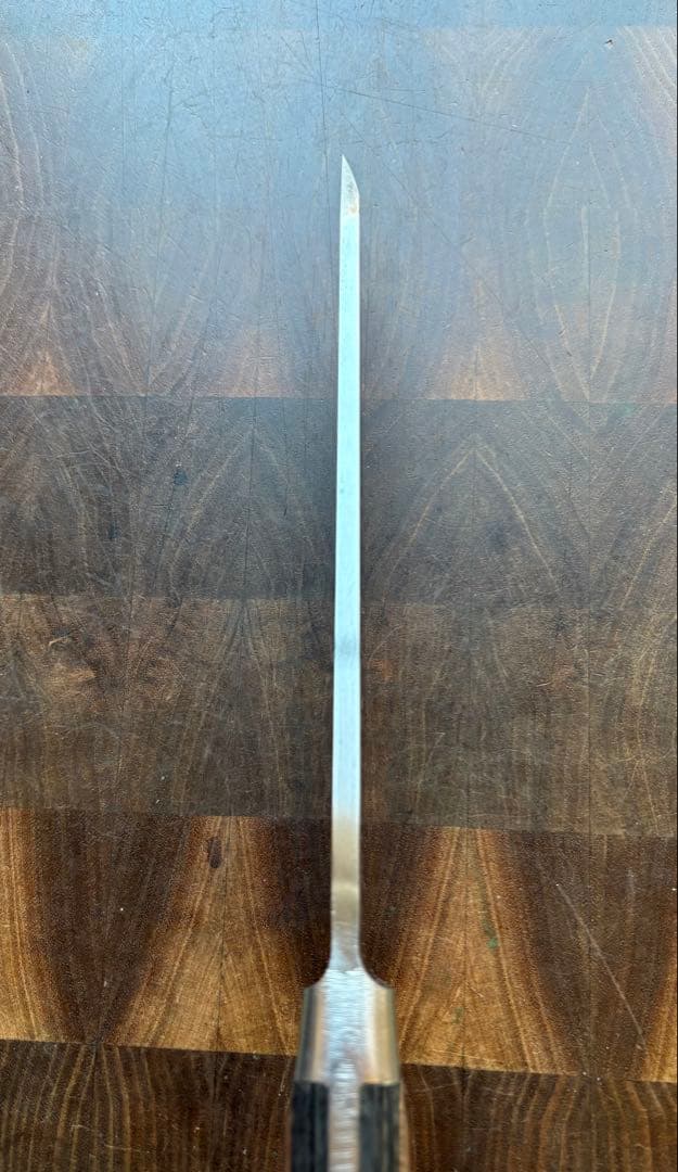 堺一文字光秀　ガラスキ　180mm 包丁　全鋼　骨スキ　洋出刃　洋包丁　釣り