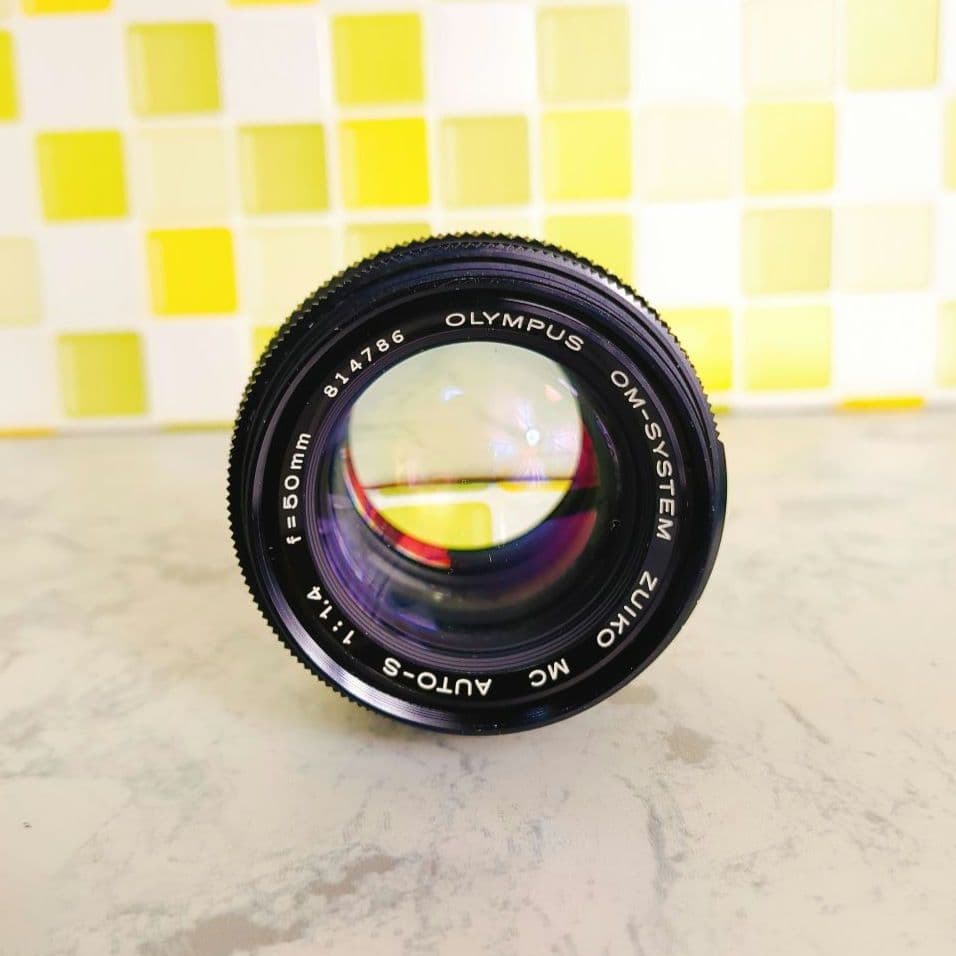 OLYMPUS ZUIKO MC AUTO 50mm f1.4 単焦点 レンズ