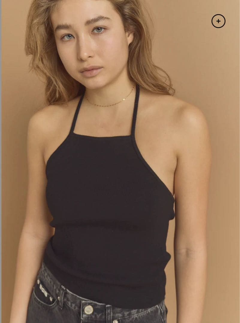 トップス THE SHISHIKUI HALTER/NAVY