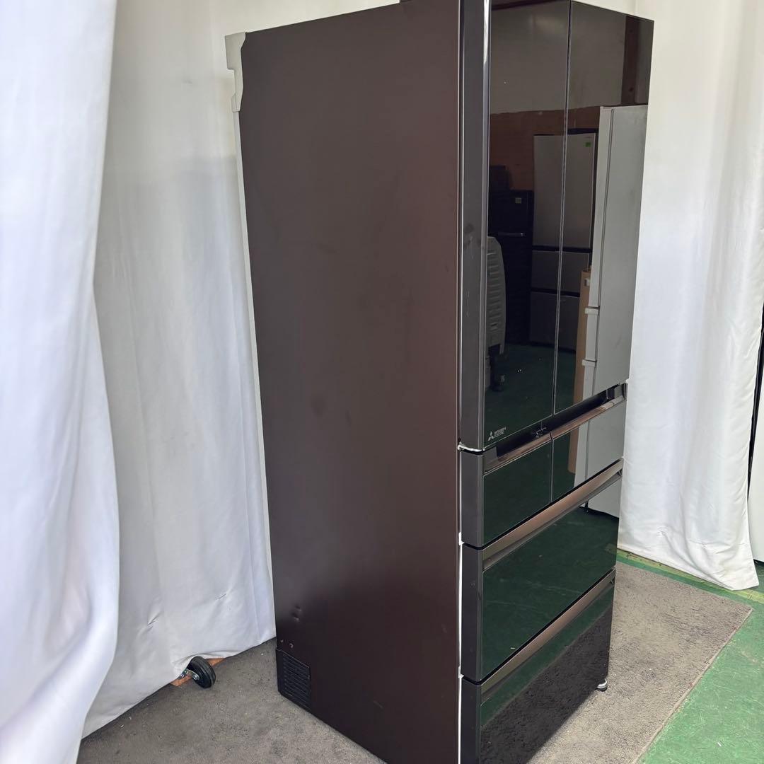 742　設置無料　冷蔵庫　三菱　大型　600ℓ　フレンチドア　中古　安い　綺麗