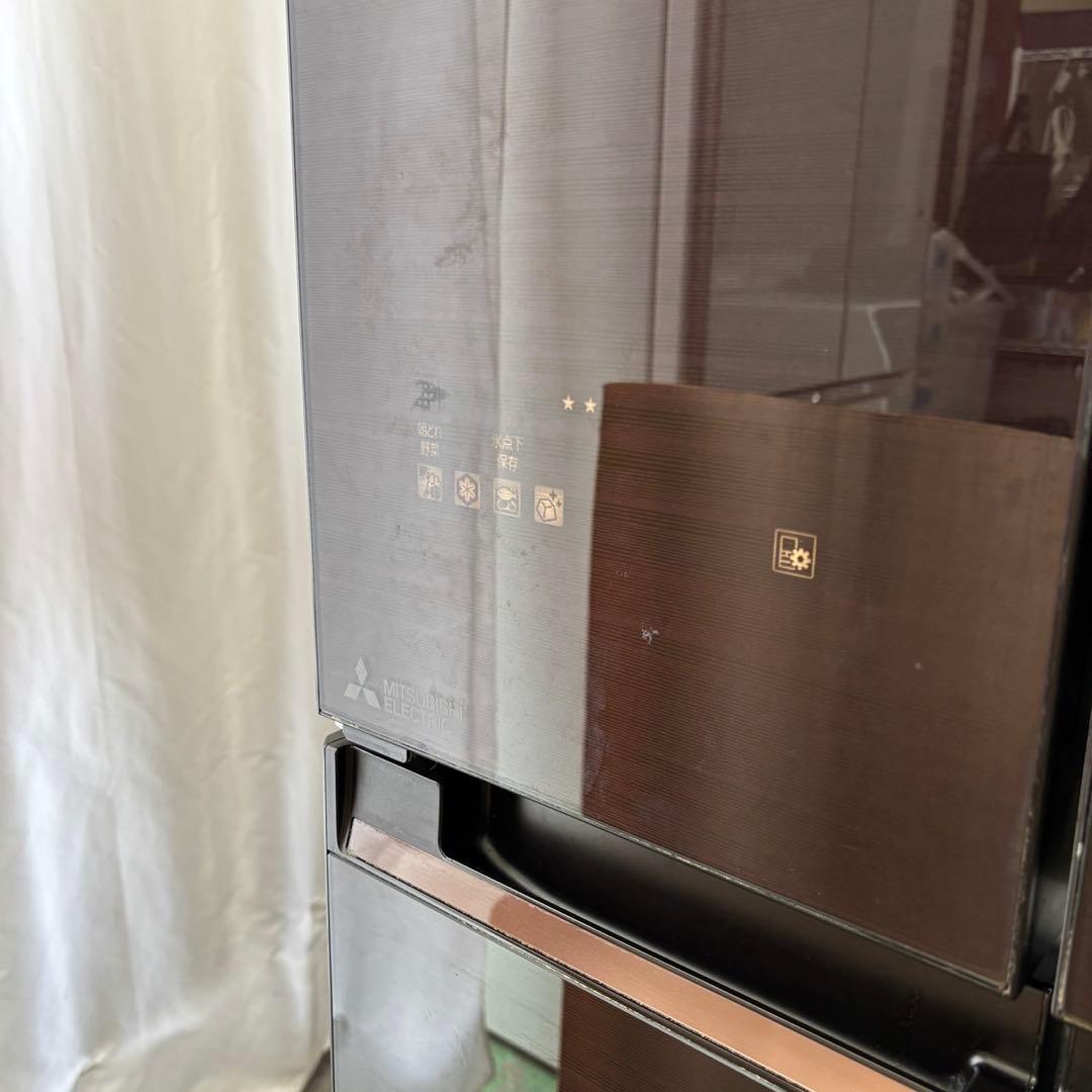 742　設置無料　冷蔵庫　三菱　大型　600ℓ　フレンチドア　中古　安い　綺麗