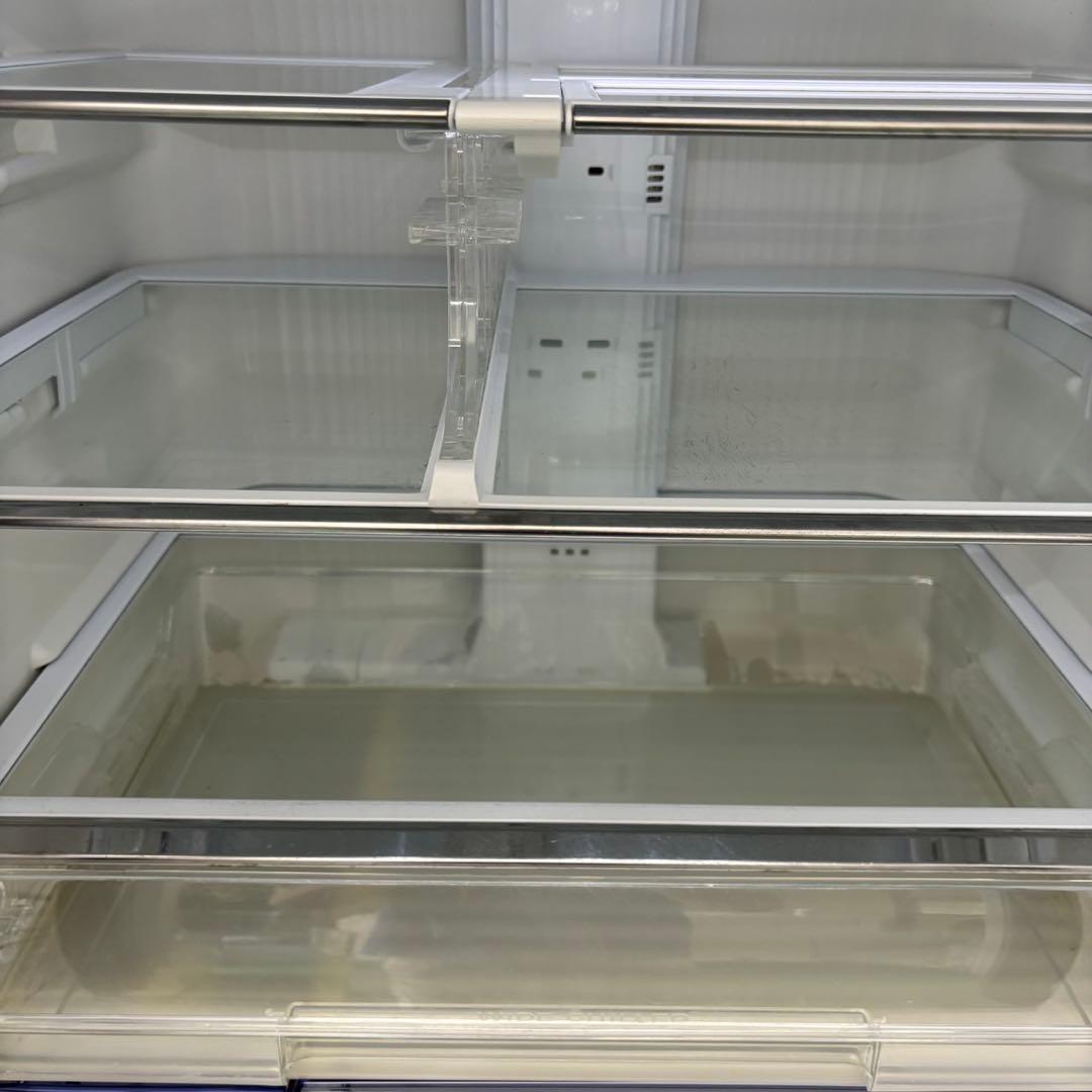 742　設置無料　冷蔵庫　三菱　大型　600ℓ　フレンチドア　中古　安い　綺麗