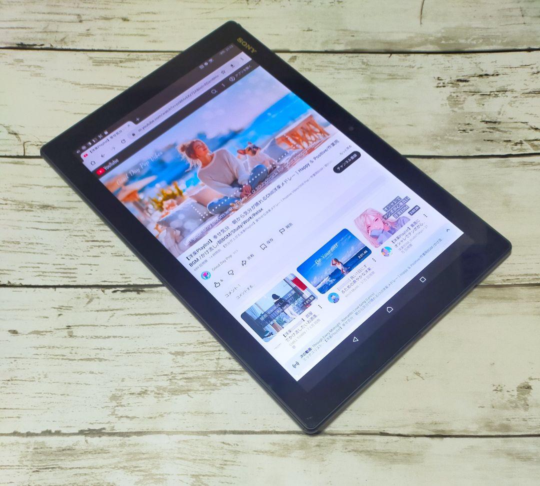 Xperia Z4 tablet ブラック フルセグ　防水 SIMフリー　h-0