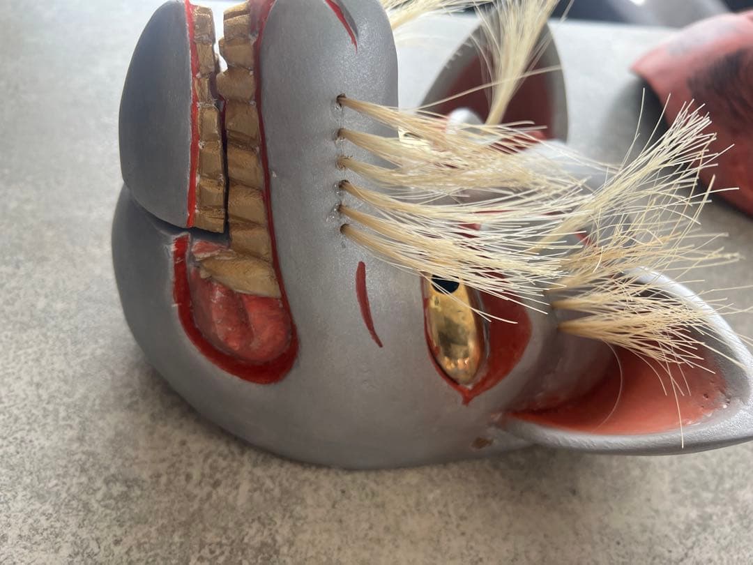 狐のお面（銀狐のオス）