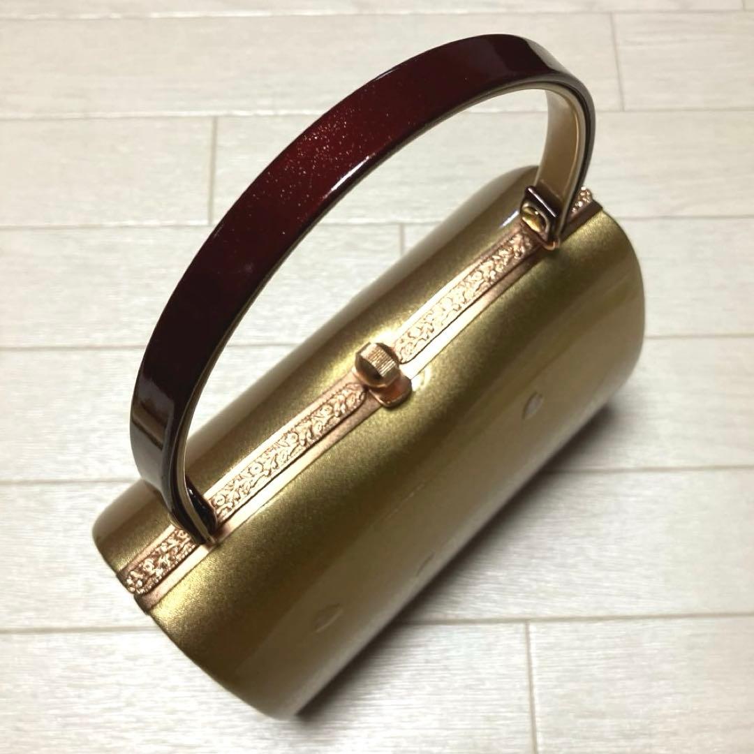 《未使用・箱付き》京都きもの友禅　夢想姿　草履バッグセット　金彩　螺鈿