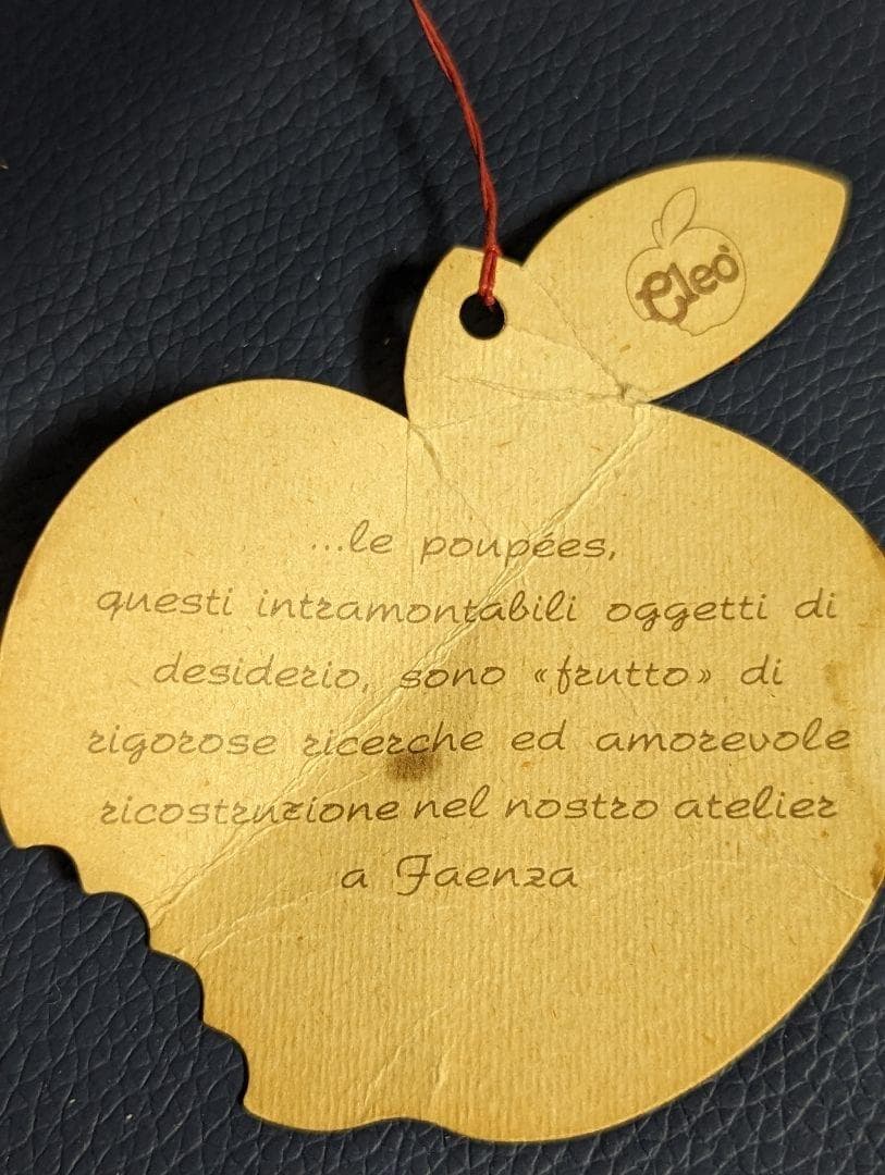 ビスクドール　アンティーク　クレド　シリアルナンバー付き　イタリア