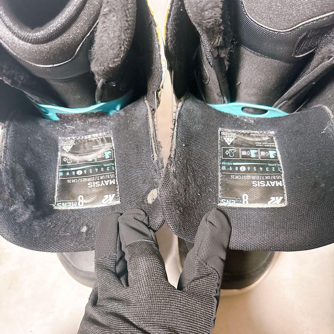 08B 26.0cm K2 MAYSIS ダブルBOA スノーボードブーツ