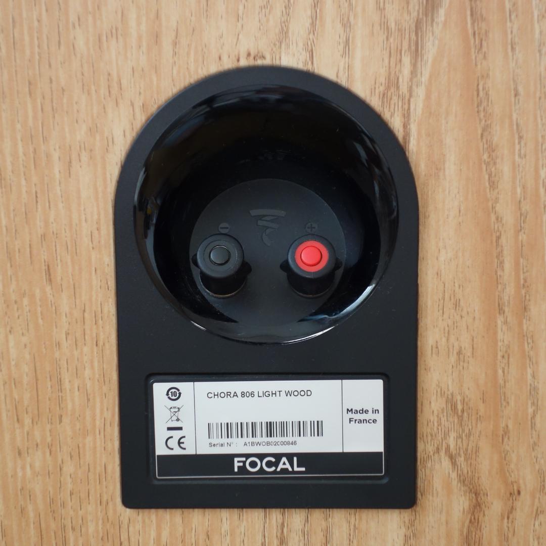 ★☆彡 FOCAL CHORA 806 ライトウッド　ペア　フランス製