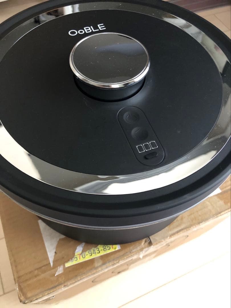 OoBLE オーブル 真空保存容器 BLACK 13L