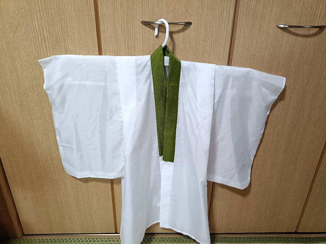 3歳 七五三用 着物セット 青と白のグラデーション