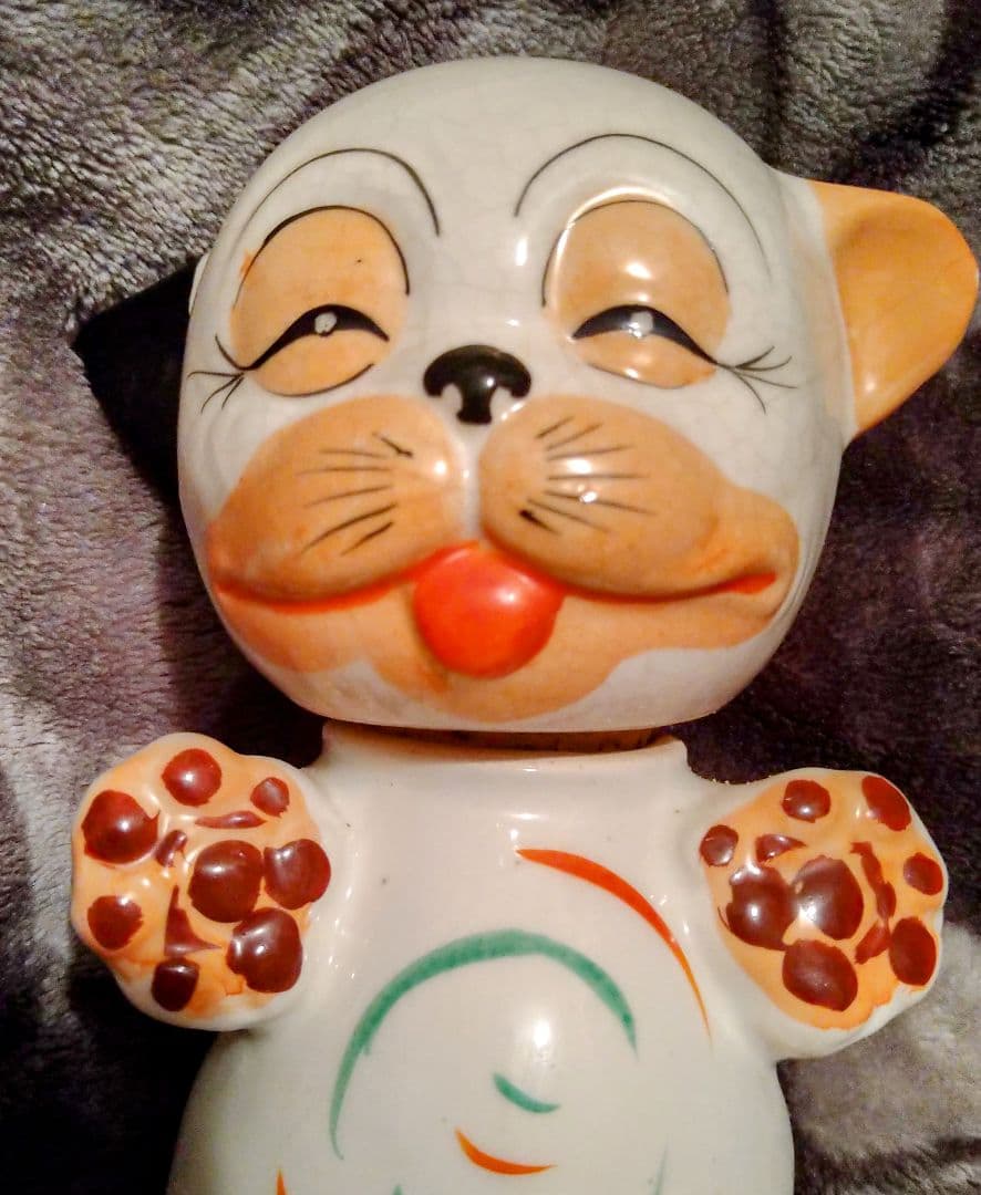 1920年代　オールドジャパン ボンゾー　Bonzo　 小物入れ 20cm