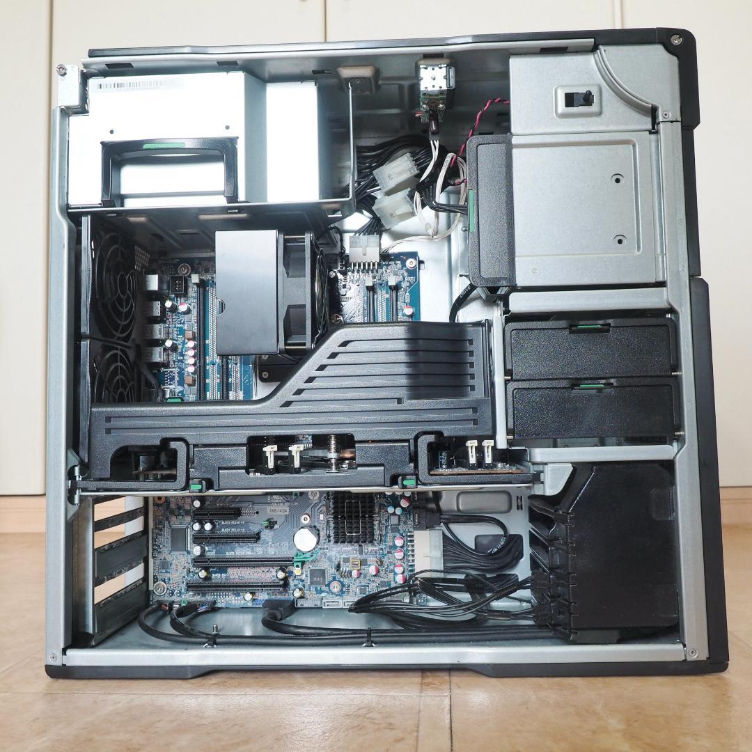 HP Z640 デュアルCPU/メモリ/HDD/GPUなし 電源赤点滅 ジャンク