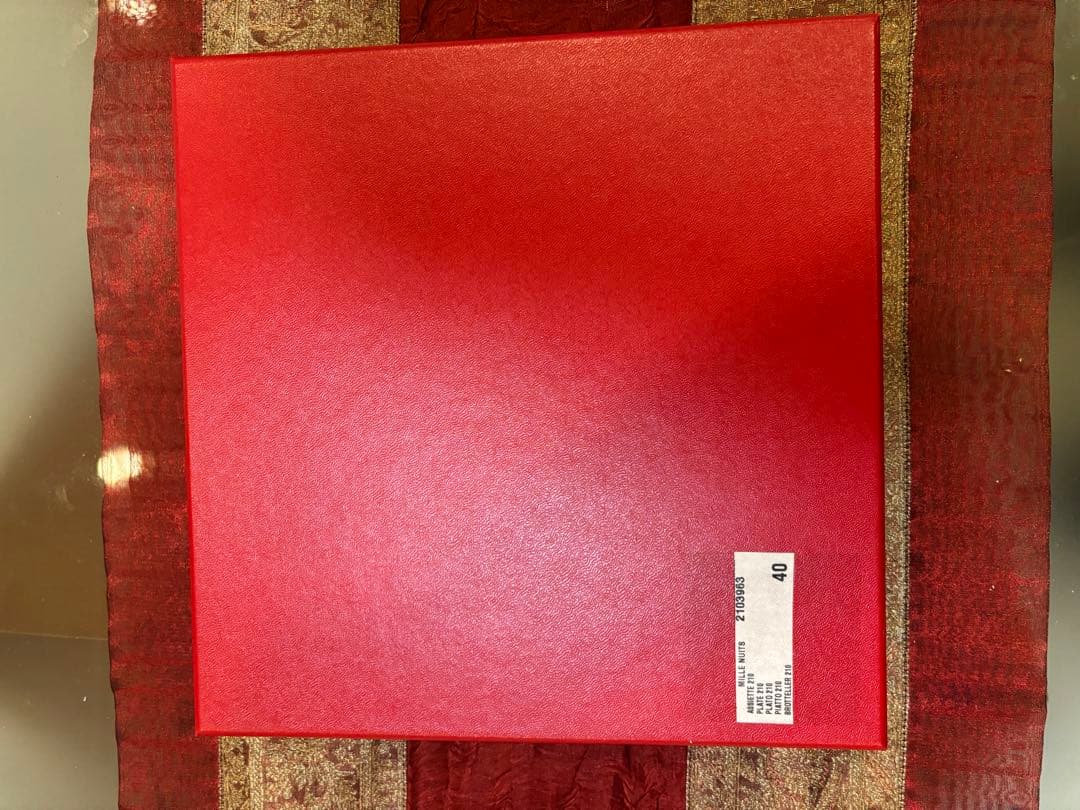 未使用 Baccarat バカラ ミルニュイ プレート 21cm 皿 食器　⑤