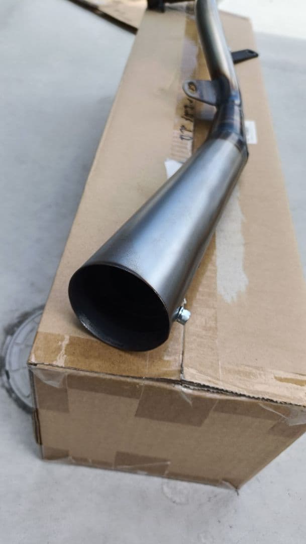 小鉄管/スーパーカブ/リトルカブ/メガホンマフラー70φ