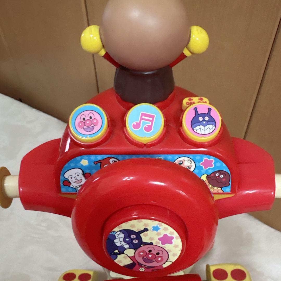 アンパンマン 三輪車 それいけ！アンパンマン デラックスII レッド 赤