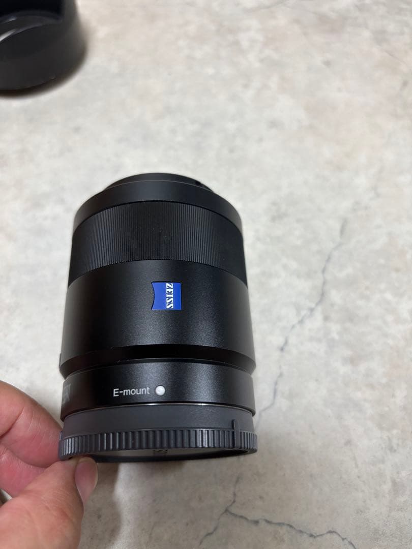 レンズZEISS SonnarT FE55mmF1.8ZA プロテクター付き