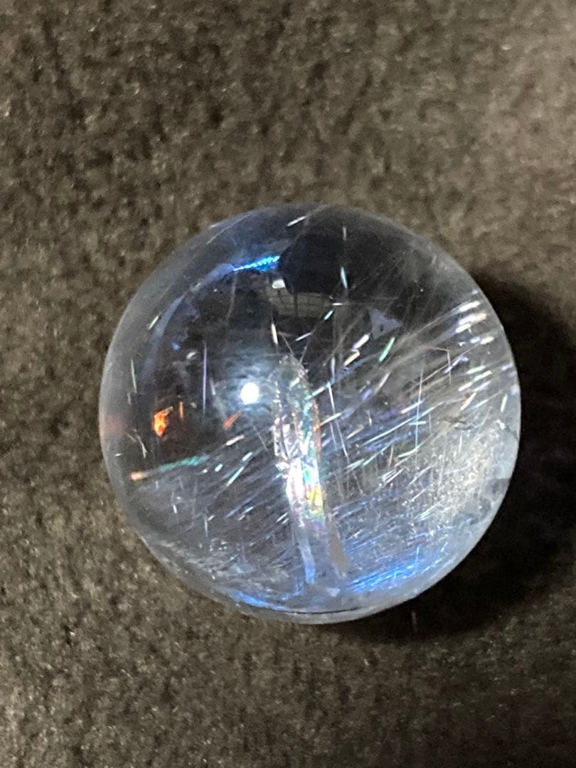 (Neco)希少価値の高いプラチナルチル貫入水晶