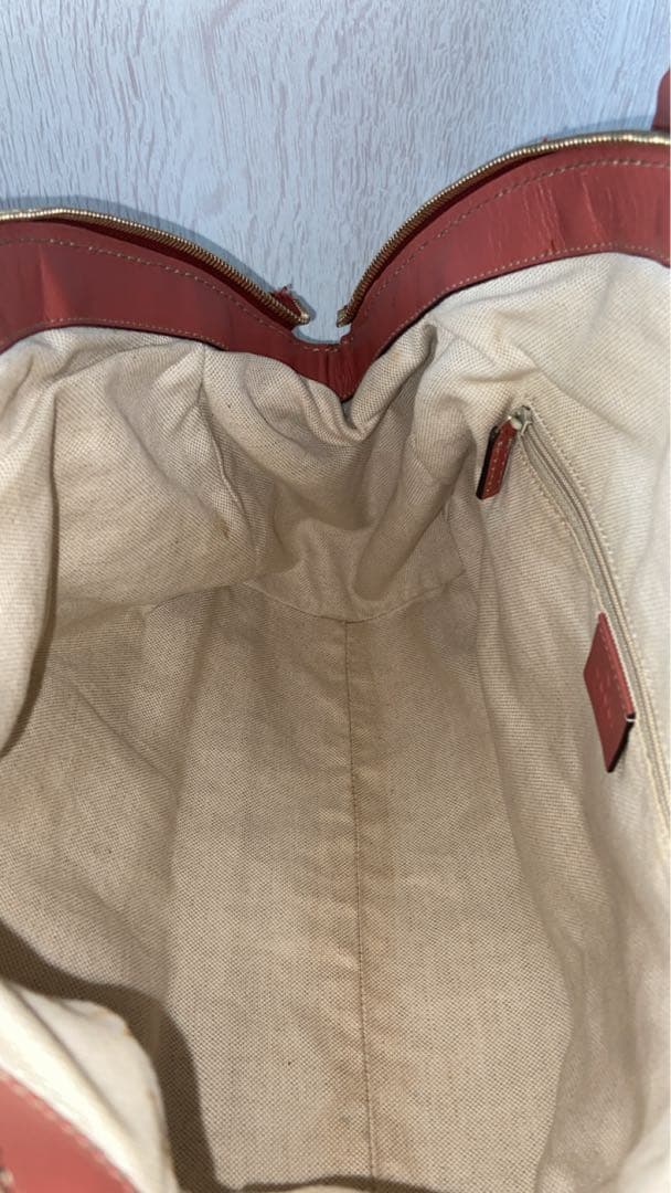 グッチ　ディアマンテ　2way トートバッグ キャンバス　インターロッキング