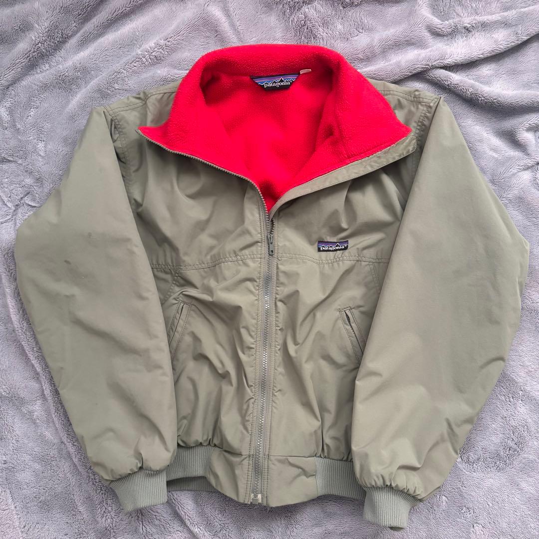 80s Patagonia シェルドシンチラジャケット 三角タグ　M