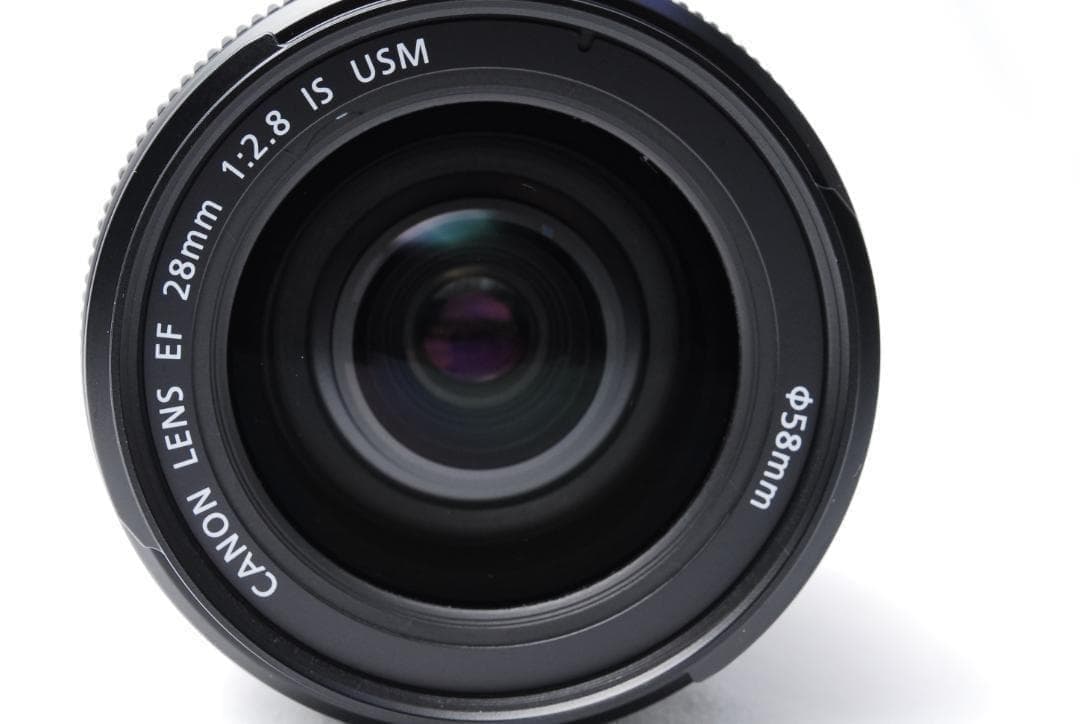 【極美品】Canon EF 28mm 2.8 IS USM 単焦点レンズ