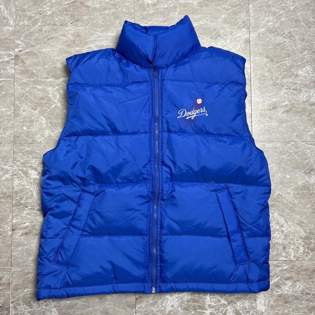 90s 希少 新品 非売品 ドジャース 2way ベンチコート M ダウンベスト