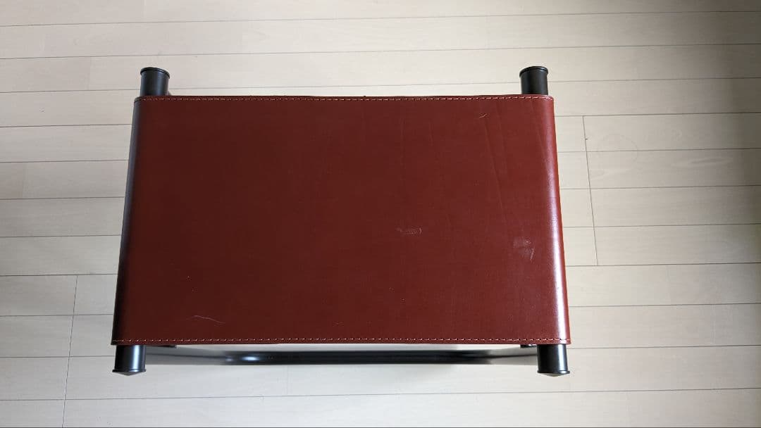 Cassina製 LC9スツール ジャンヌレ×コルビジェ×ペリアン 本革