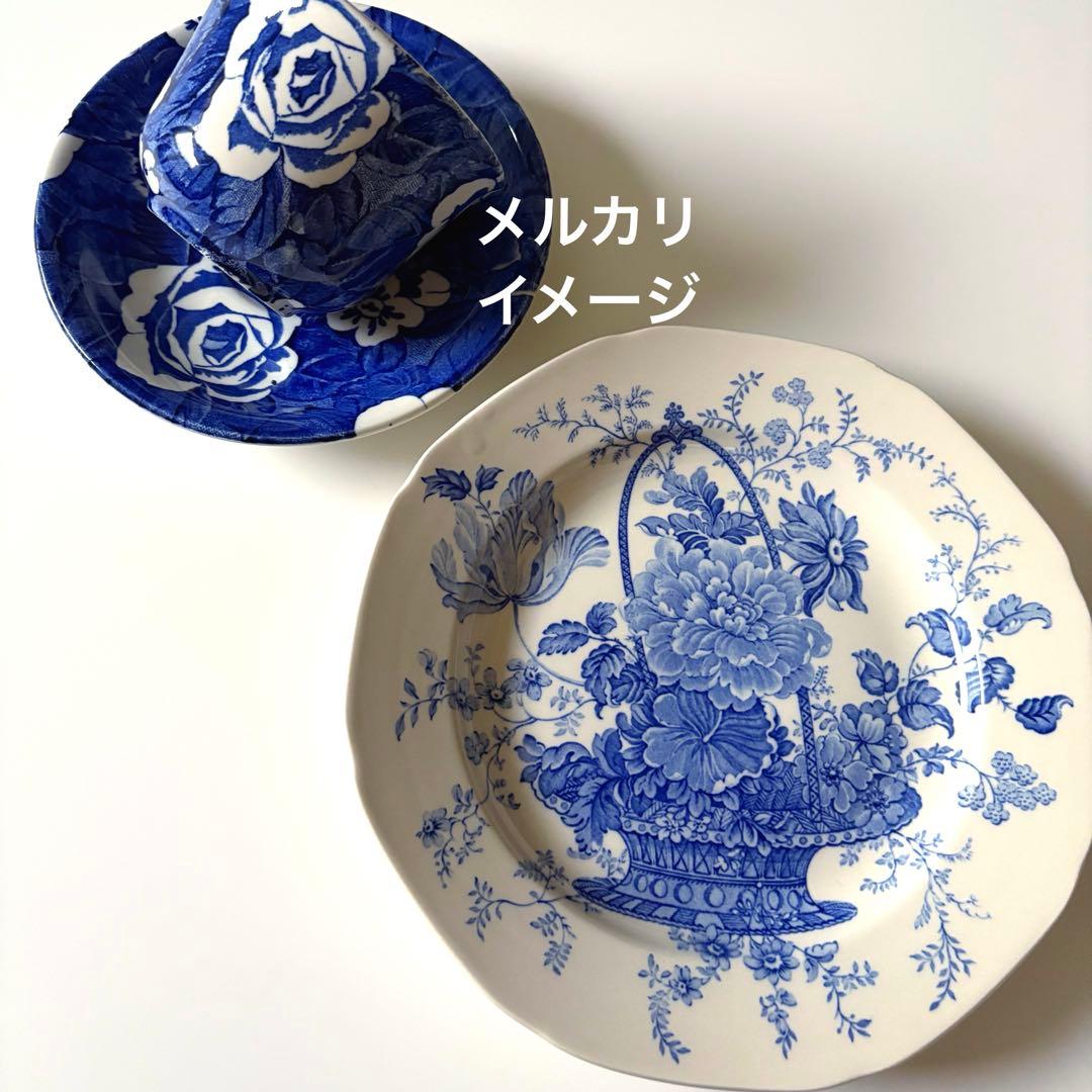 burleigh バーレイ シャーロット　プレートＳ　花柄　希少　廃盤　限定品