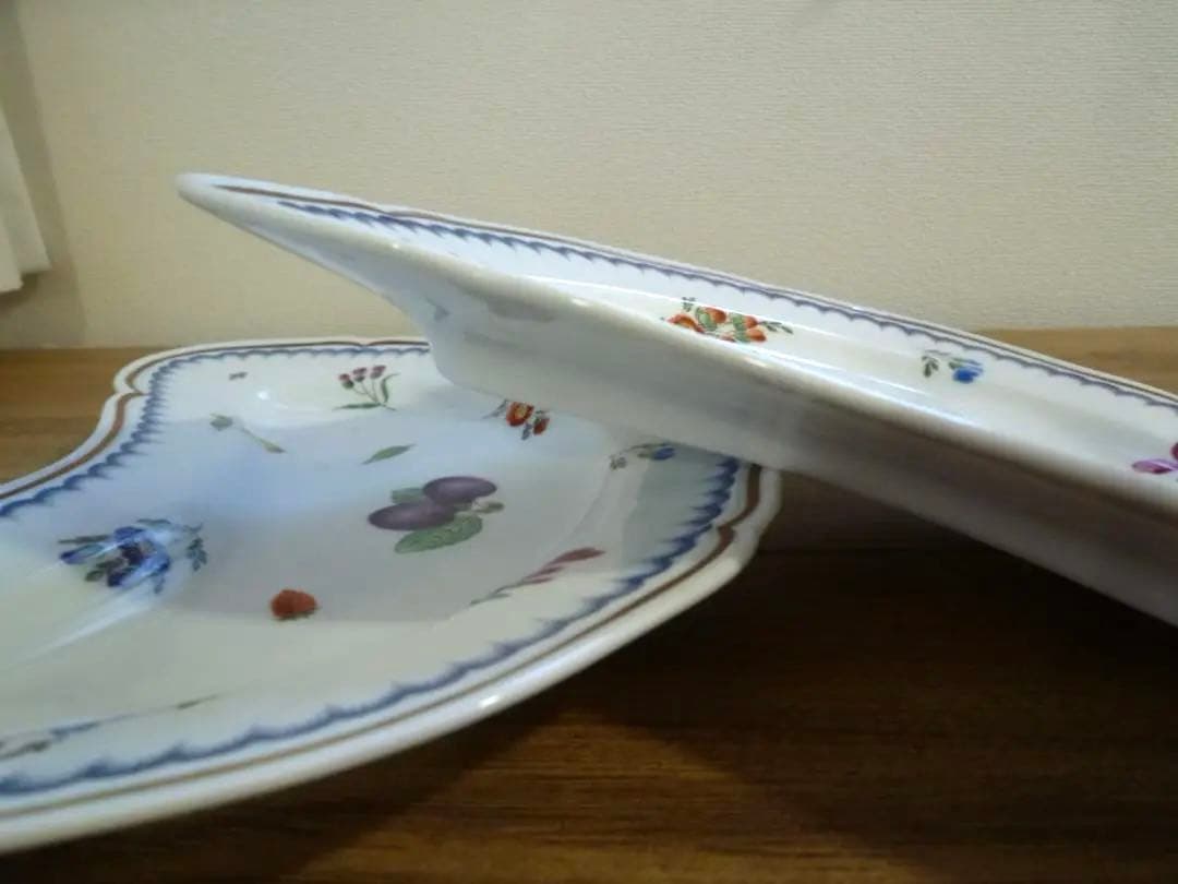 リチャードジノリ イタリアンフルーツ クレセント、2枚