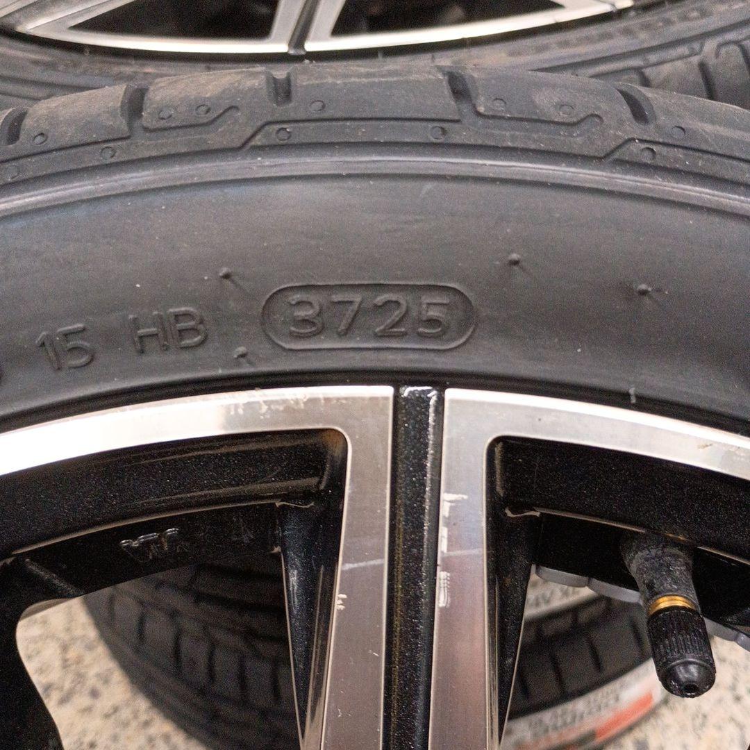 【新品】165/45R16 ハンコック夏タイヤ付 16インチアルミ 軽自動車用