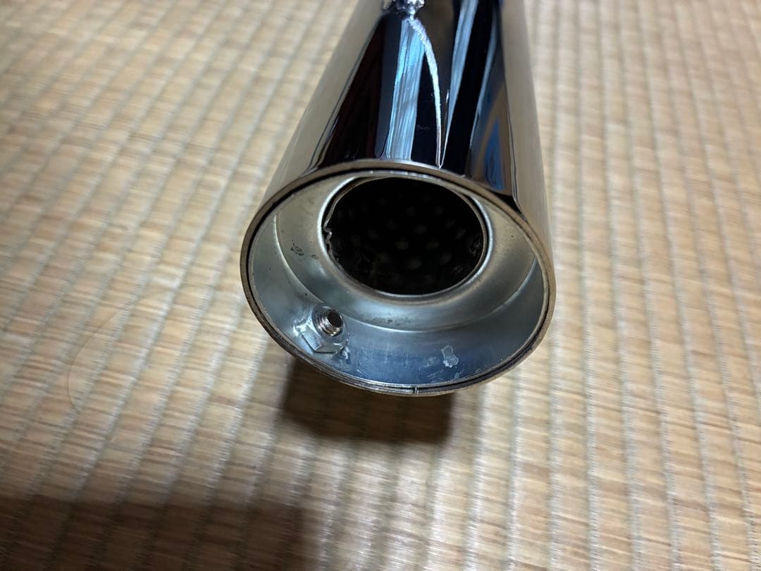 Z900RS用のメッキショート管（60φ）