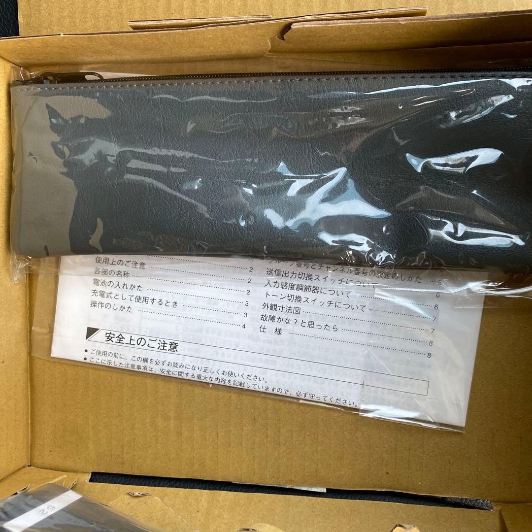 ワイヤレスマイク タイピン型 800MHz帯 TOA WM-1320 美品