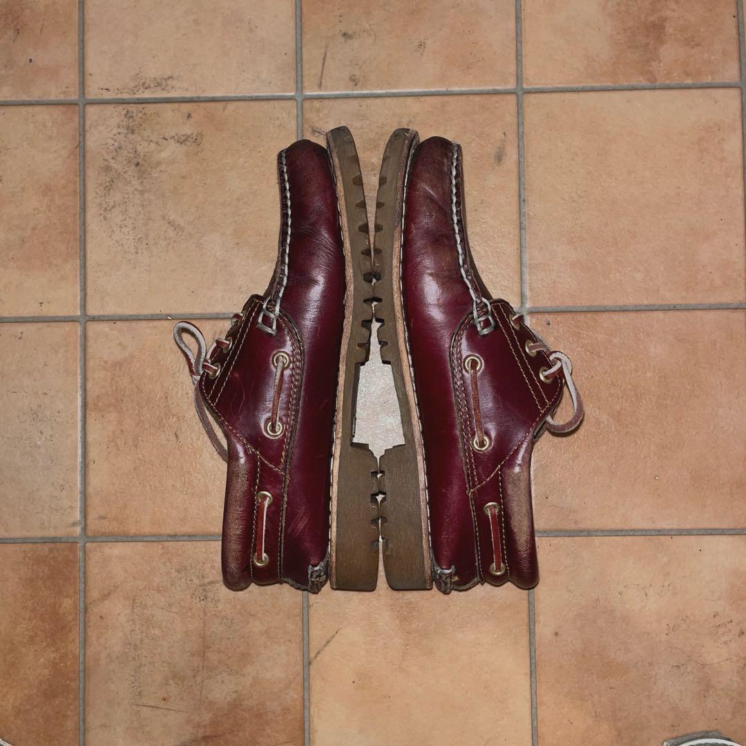 靴 Timberland 3eye Classic lug burgundy