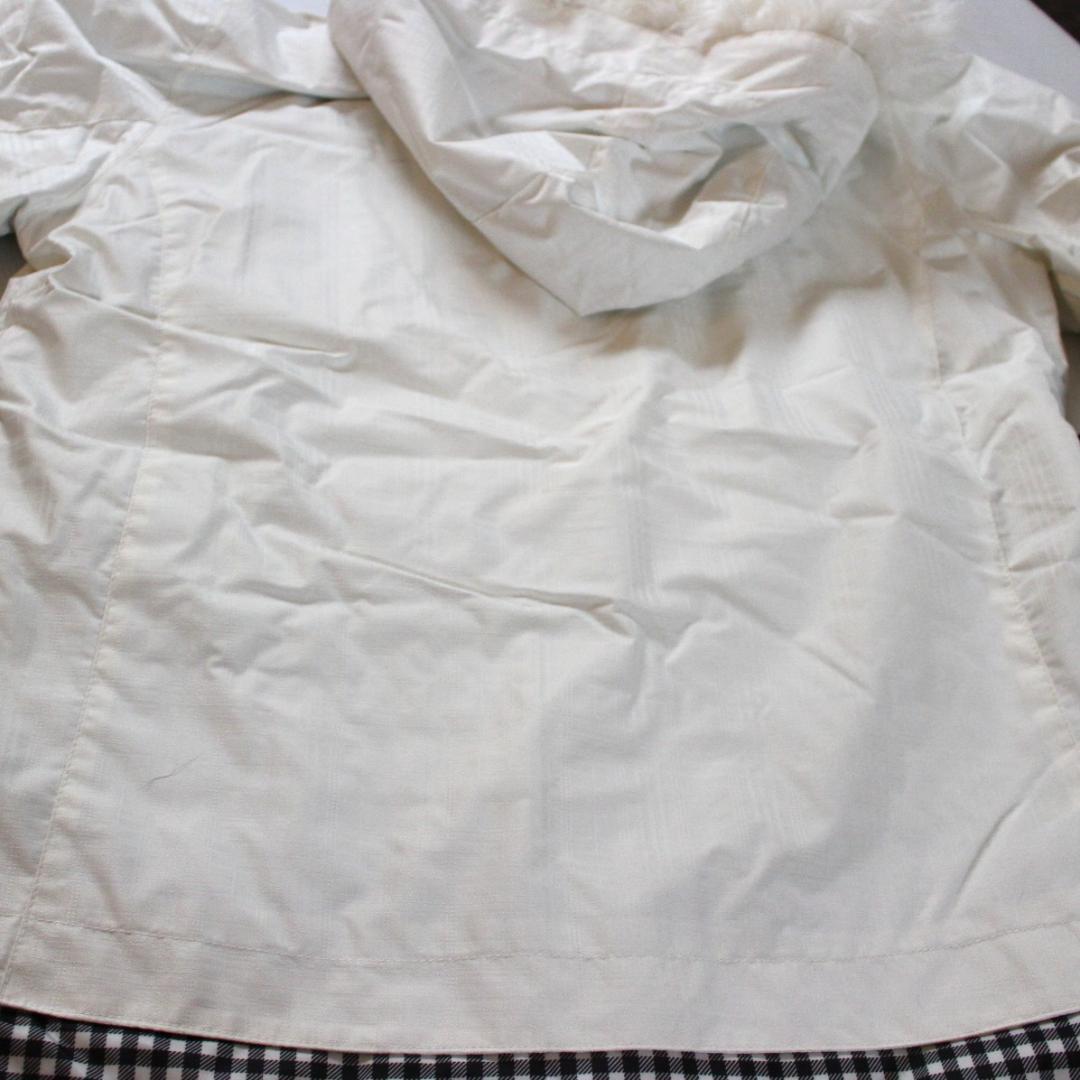 美品★KASTLEホワイト×ブラックギンガムチェックスキーウェア レディースL