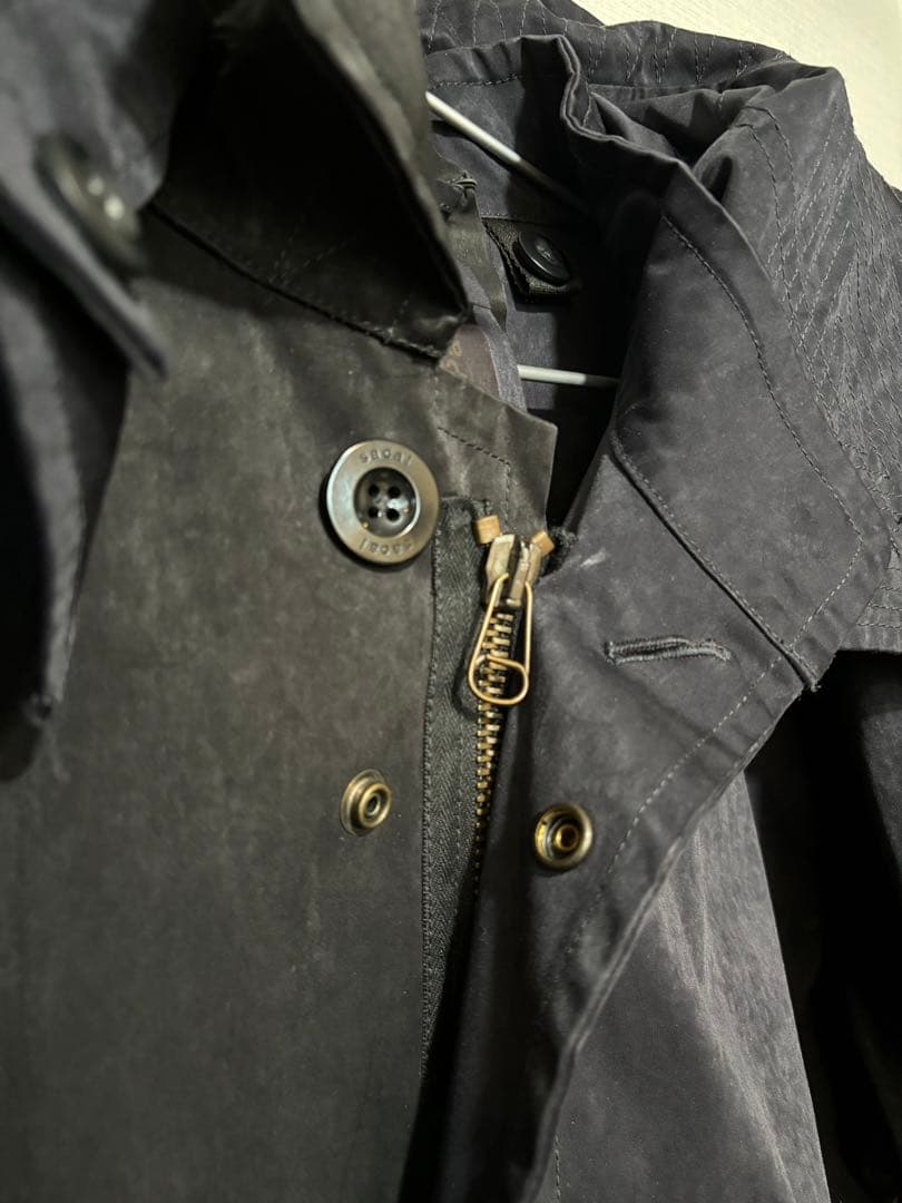 sacai Tenc 20-02315M モッズステンカラードッキングコート