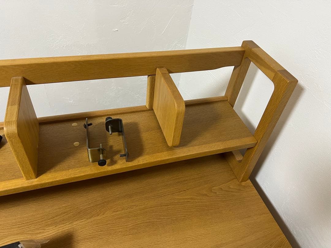 浜本工芸　ブックスタンド 電源タップ付き　110cm