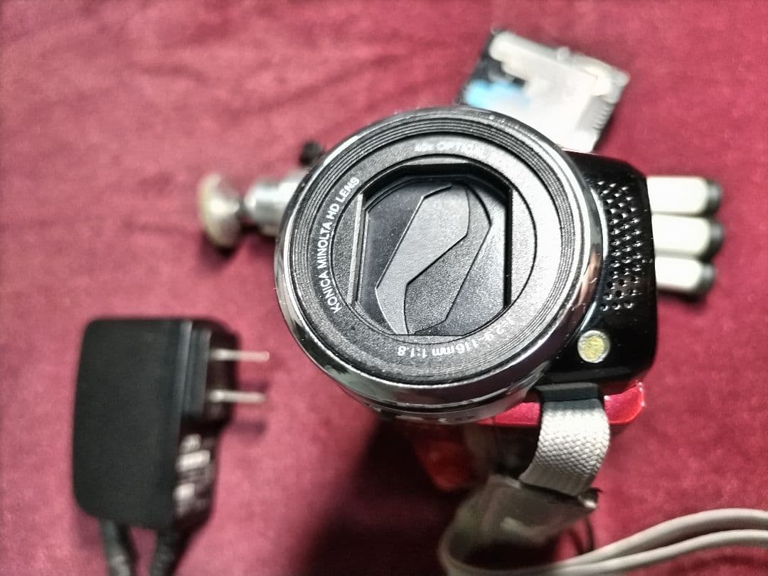 【使用回数 3回】JVC フルHD ビデオカメラ 充電のコード以外ありません