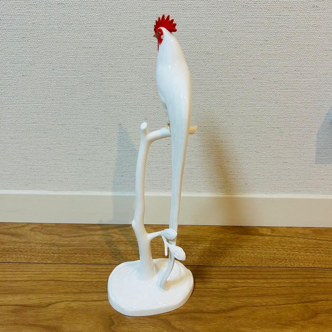 ノリタケ　置物オナガドリ(長尾鶏)