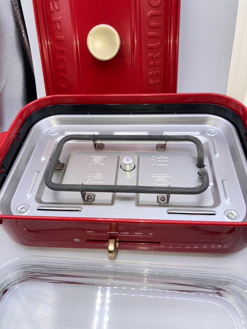 BRUNO コンパクトホットプレート　蓋2種 プレート4種セット　ブルーノ